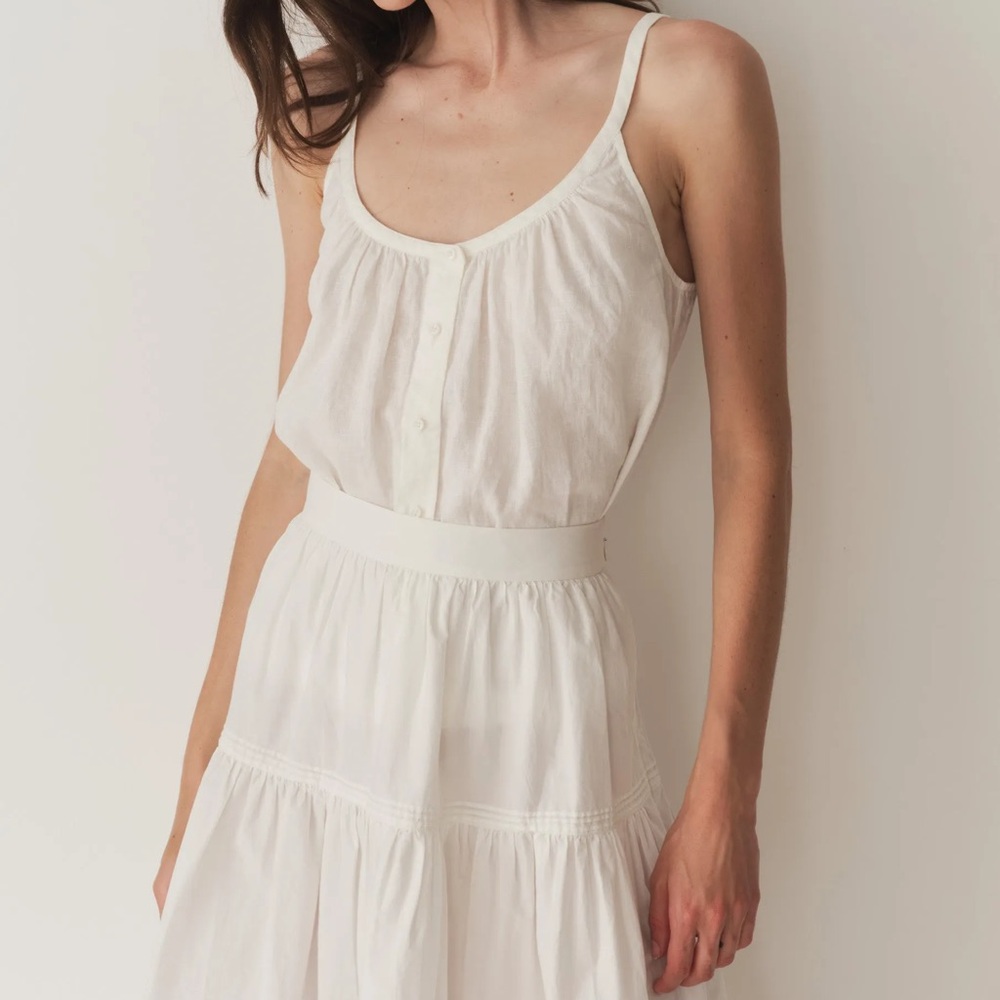 Doen White Nalina Top